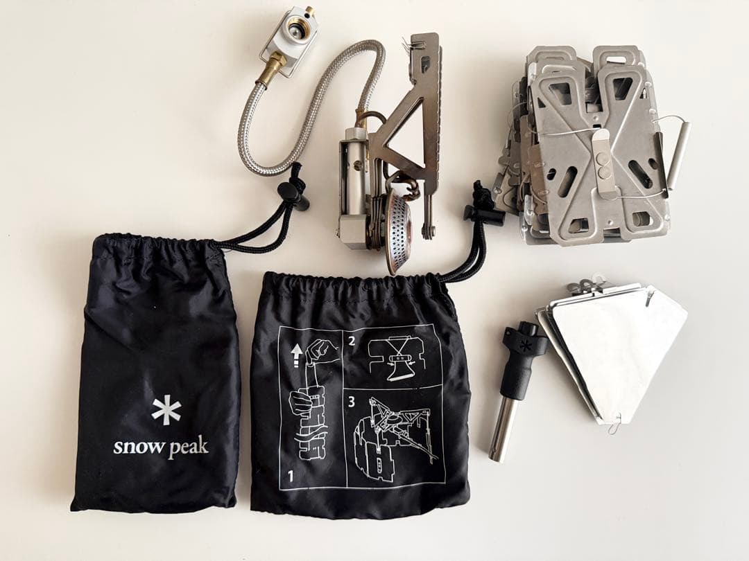  peak ヤエンストーブ ナギ【美品・箱・説明書あり】