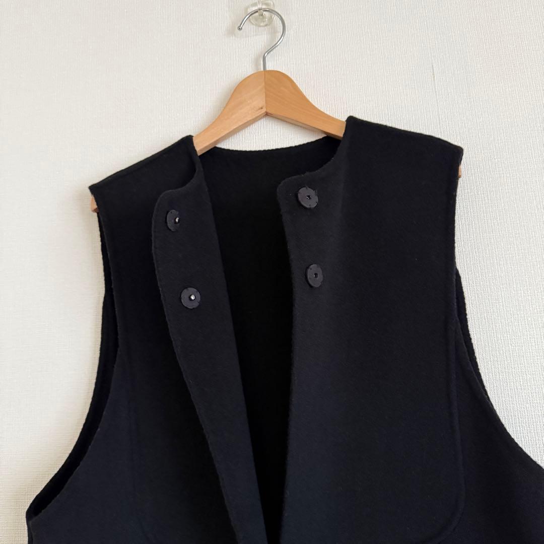 【美品】machatt リバーウールベスト ブラック