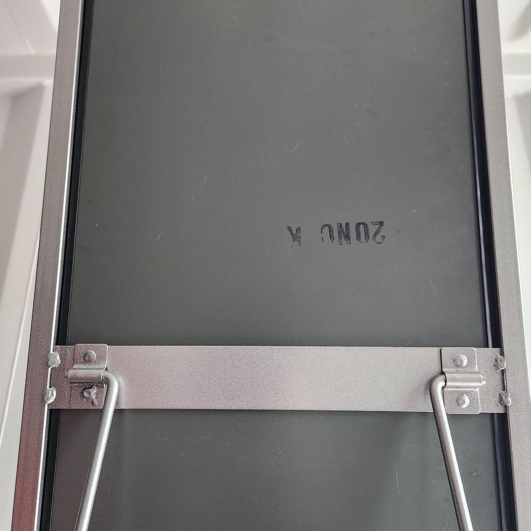 ヴィンテージ スチールフレーム スタンドミラー　姿見　インダストリアル