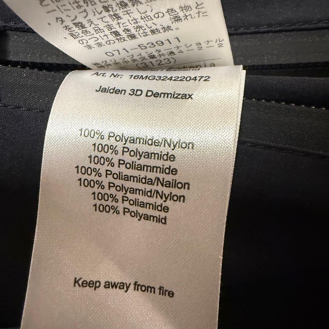 Jリンドバーグ J.LINDEBERGバックブリッジ　ジャケット サイズM 黒白