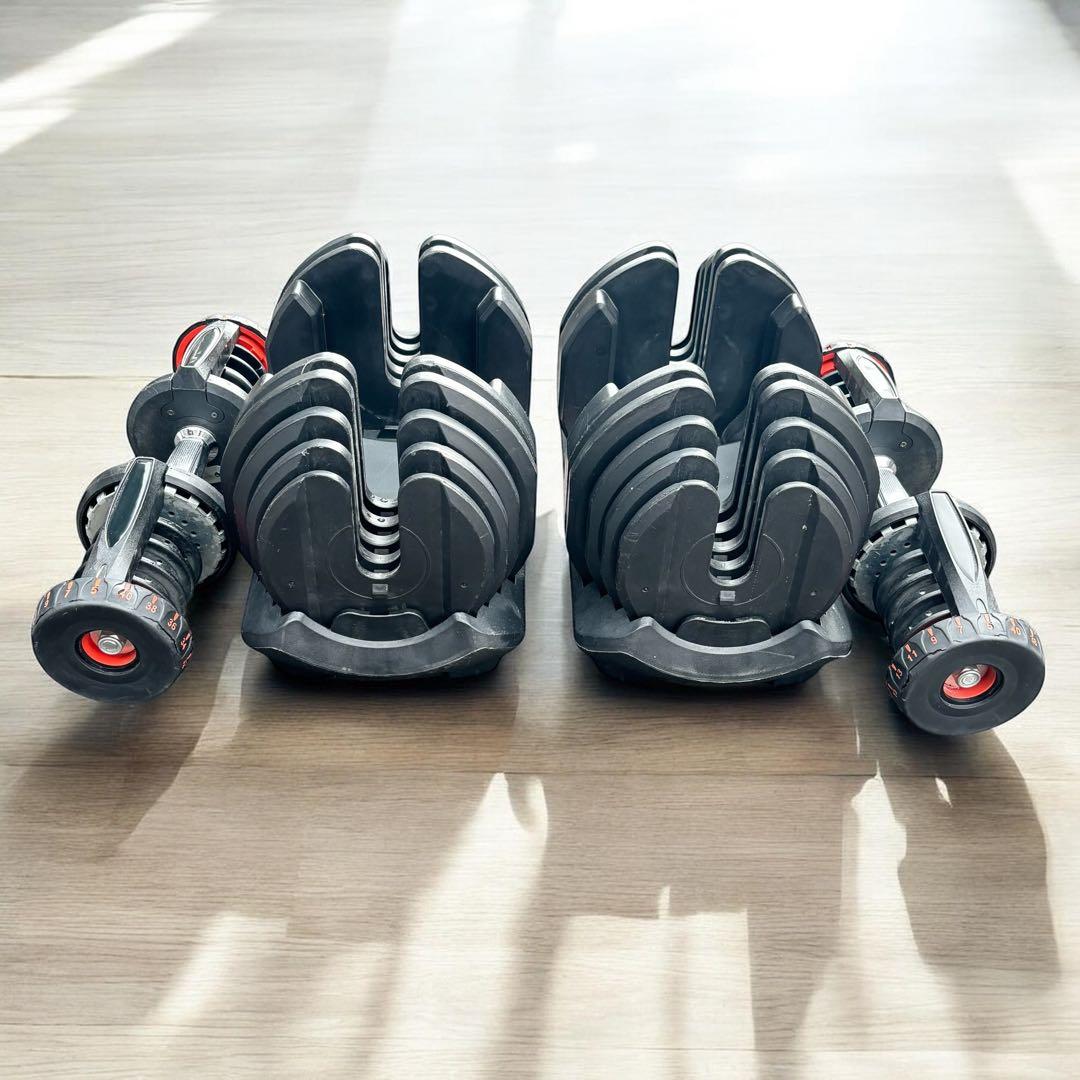 ② 【高重量40kg】可変式 ダンベル 筋トレ ジム 送料無料 セット購入 筋肉