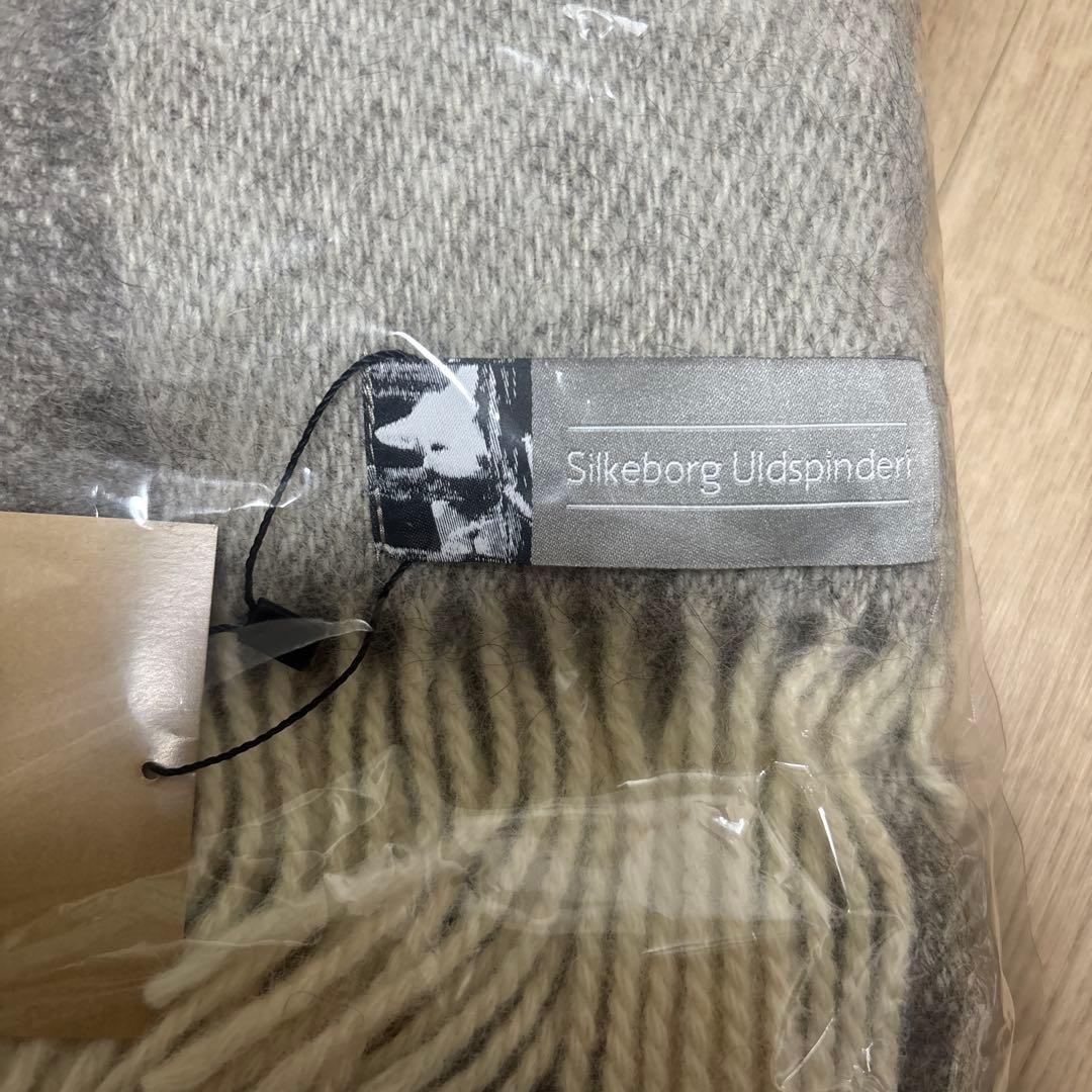 新品　Silkeborg Uldspinderi ブランケット
