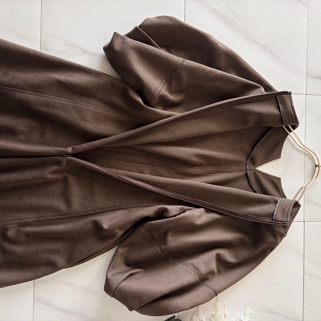 No.3-120/新品未使用/ANAYI/パフスリーブロングワンピース/春夏/