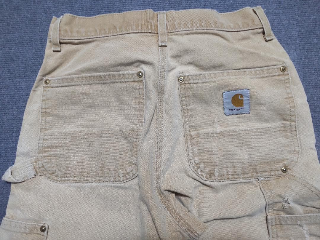 W31×Ⅼ34 Carhartt ダブルニー ベージュ