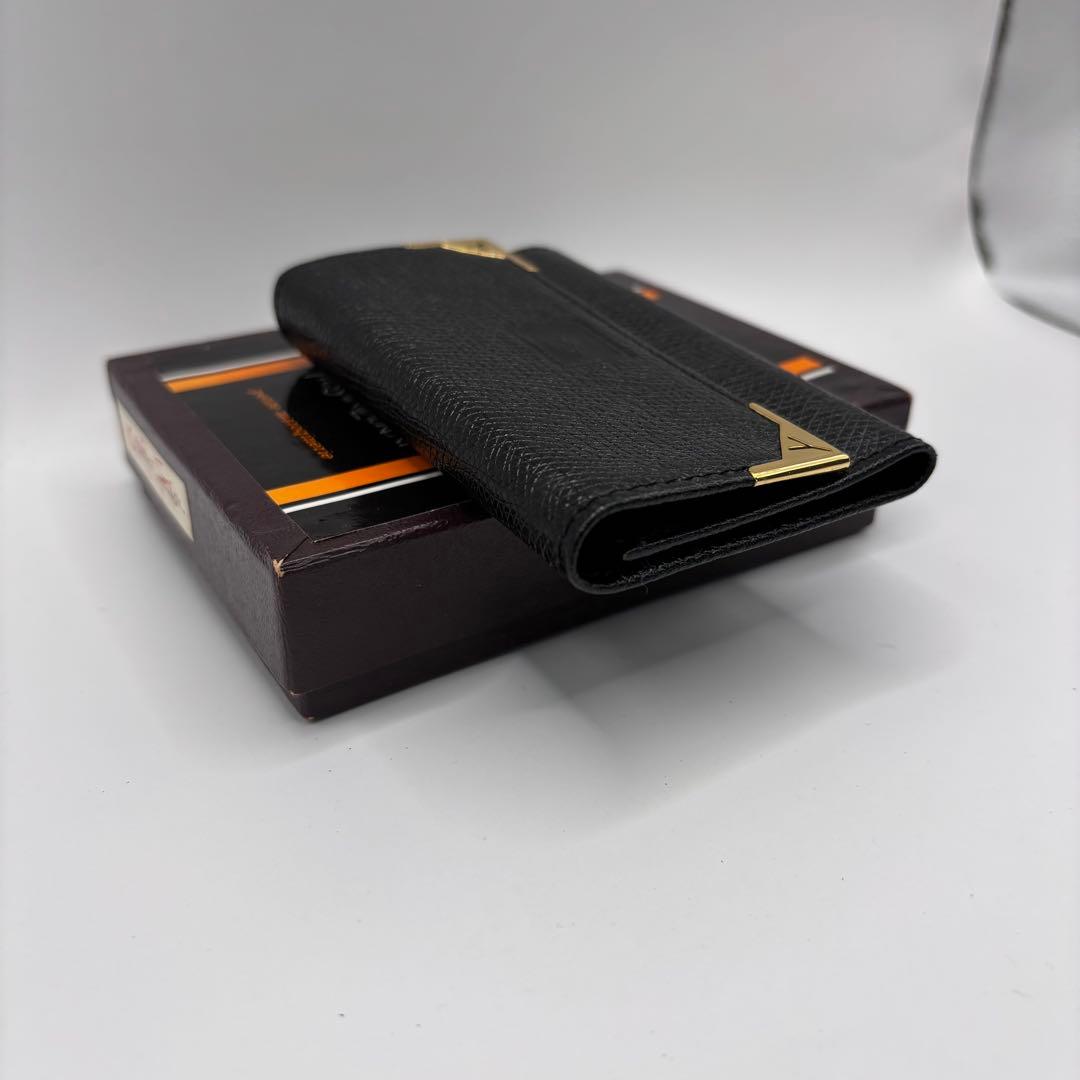 yves saint laurent キーケース　6連　ブラック　ゴールド金具