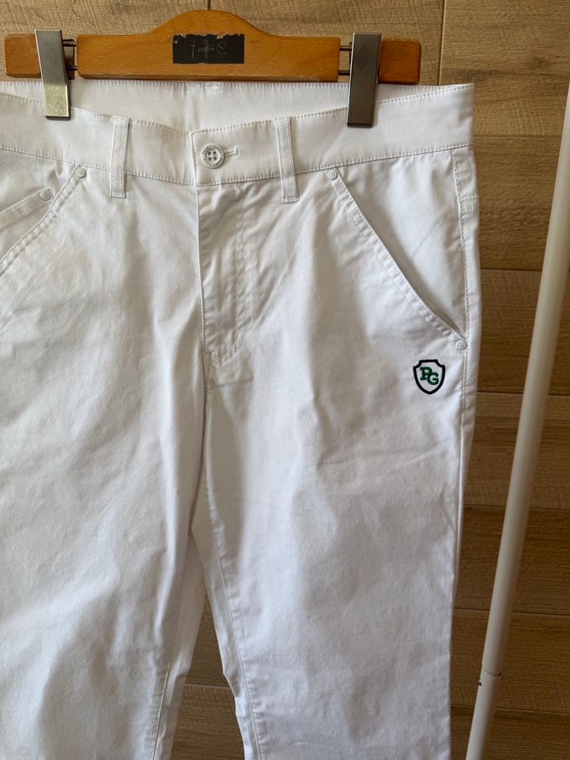 PEARLY GATES ホワイトパンツ　サイズ4 ストレッチ