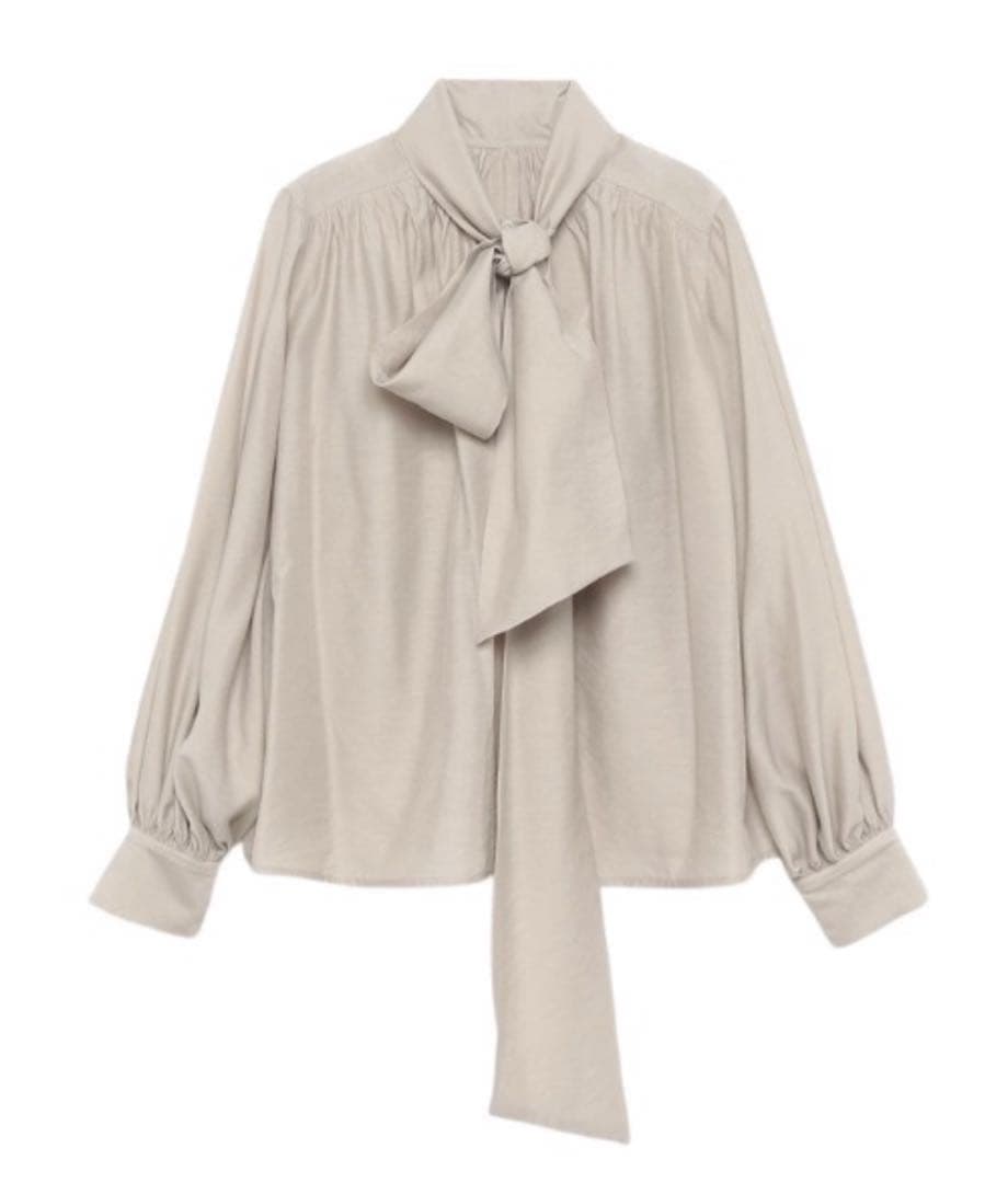 アニュアンス　ボリュームタイブラウス