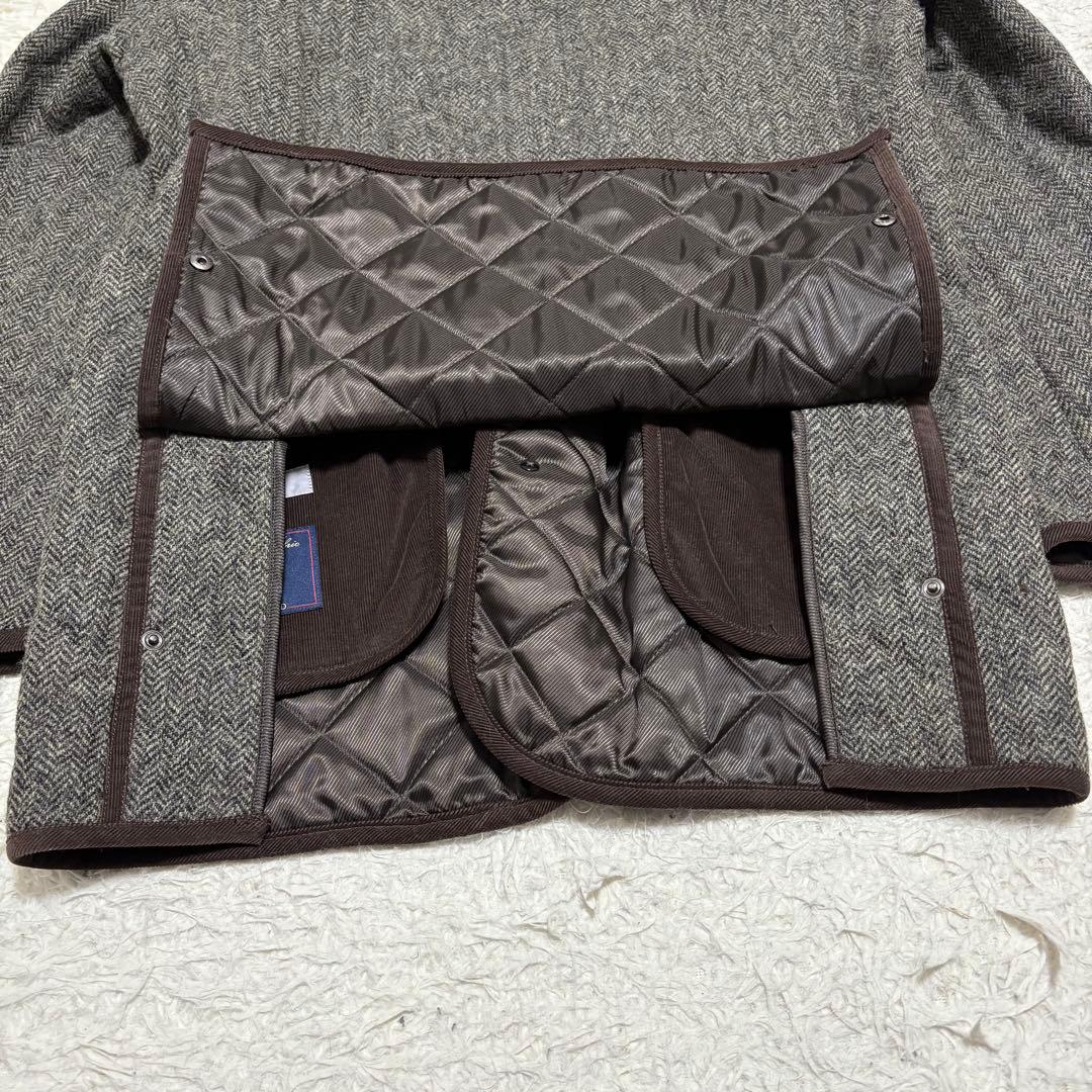 BARRAGE FOR MEN’S MOON ミドルコート ヘリンボーン LL