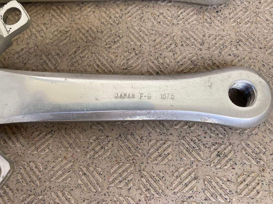 m*t様 希少167.5 SUGINO 75クランクチェーンリングセット　シュパ