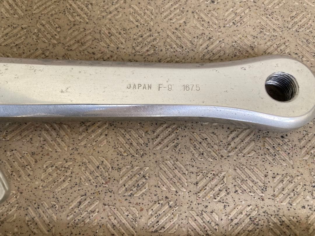 m*t様 希少167.5 SUGINO 75クランクチェーンリングセット　シュパ