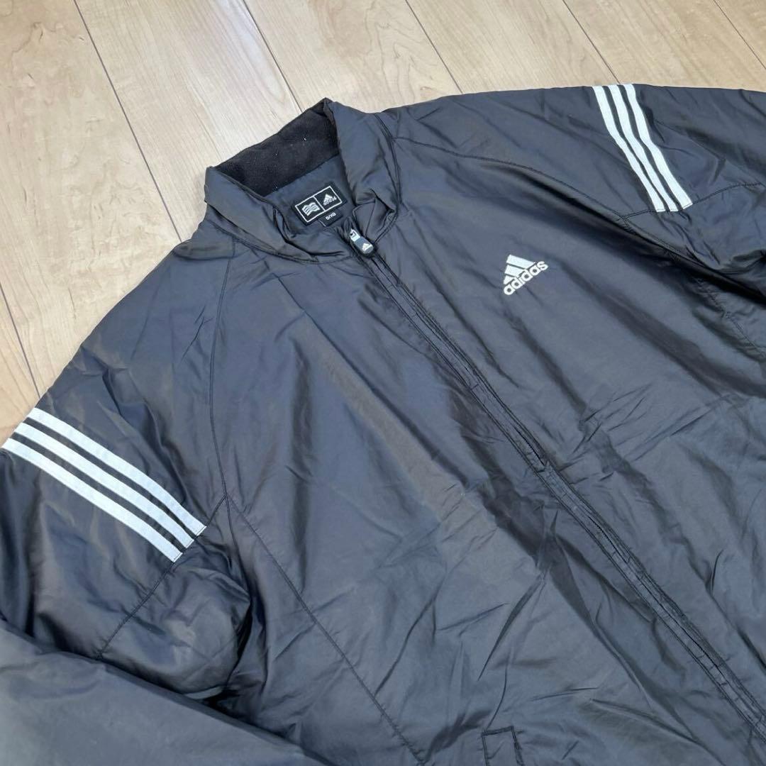 アディダステーラーメイドゴルフ　中綿 ジャケット　Oサイズ　ゴルフジップアップ黒