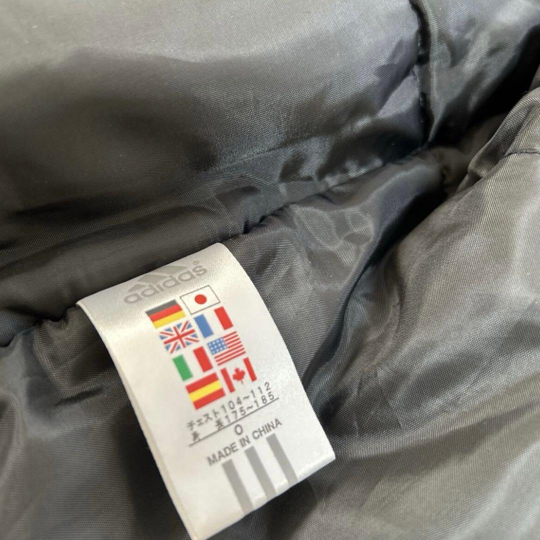 アディダステーラーメイドゴルフ　中綿 ジャケット　Oサイズ　ゴルフジップアップ黒
