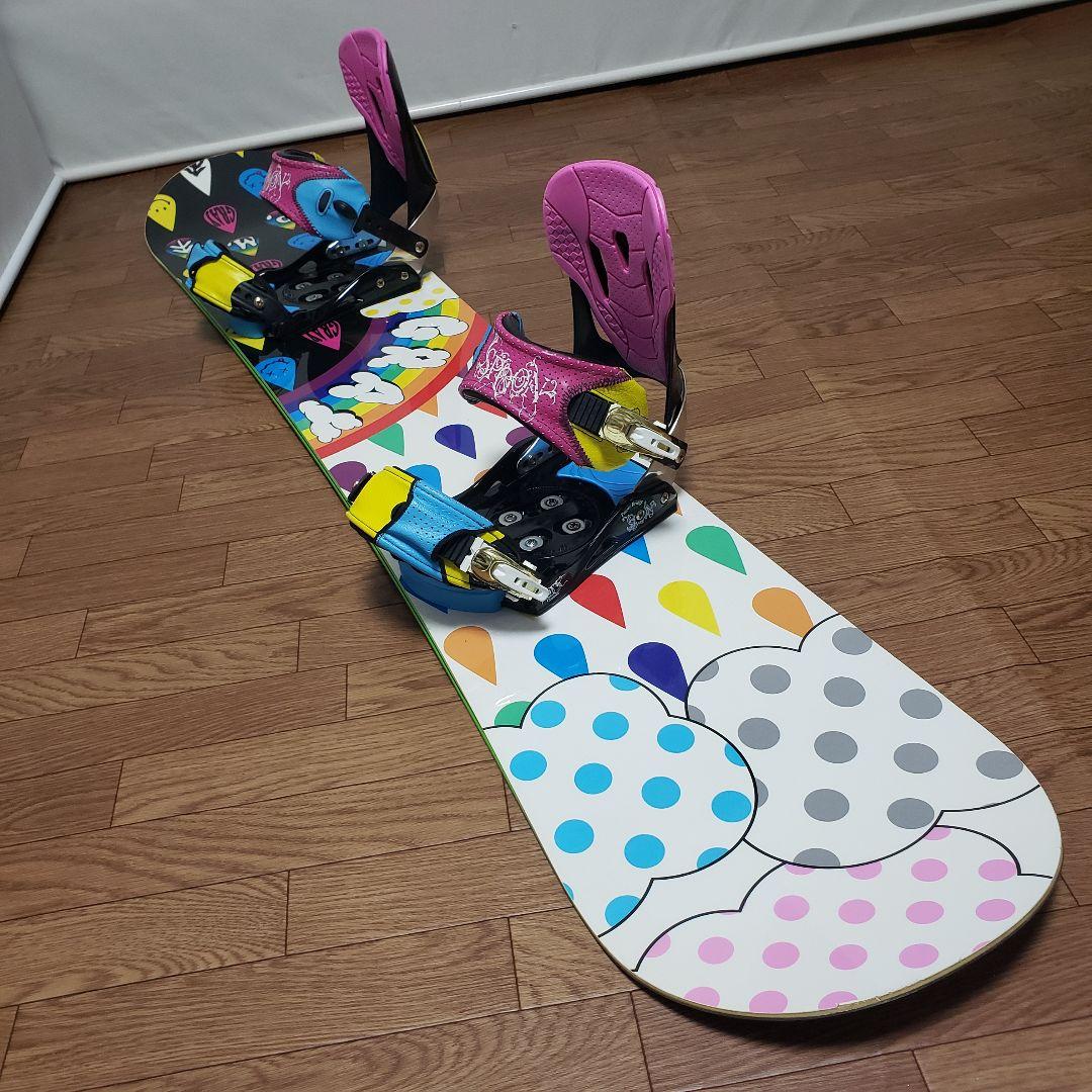 美品 GRAY 153cm スノーボードセット