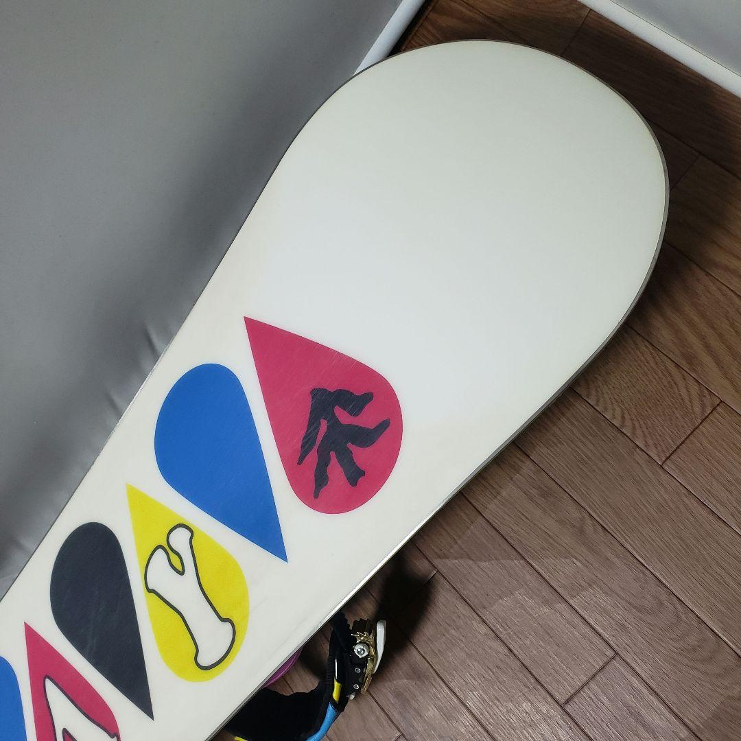 美品 GRAY 153cm スノーボードセット