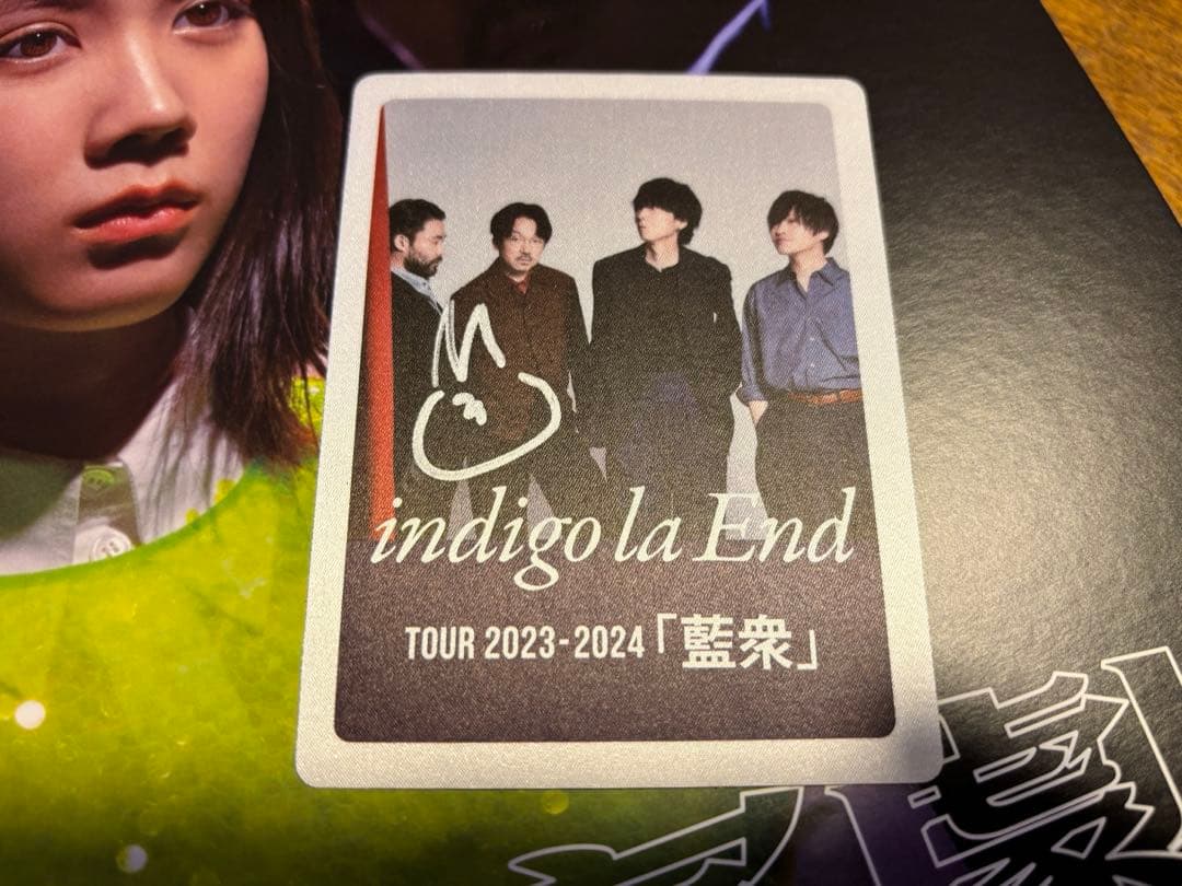 indigo la End 哀愁演劇 レコード サイン ステッカー 藍衆
