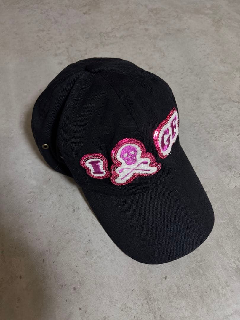 MARK & LONA スカルキャップ スパンコール