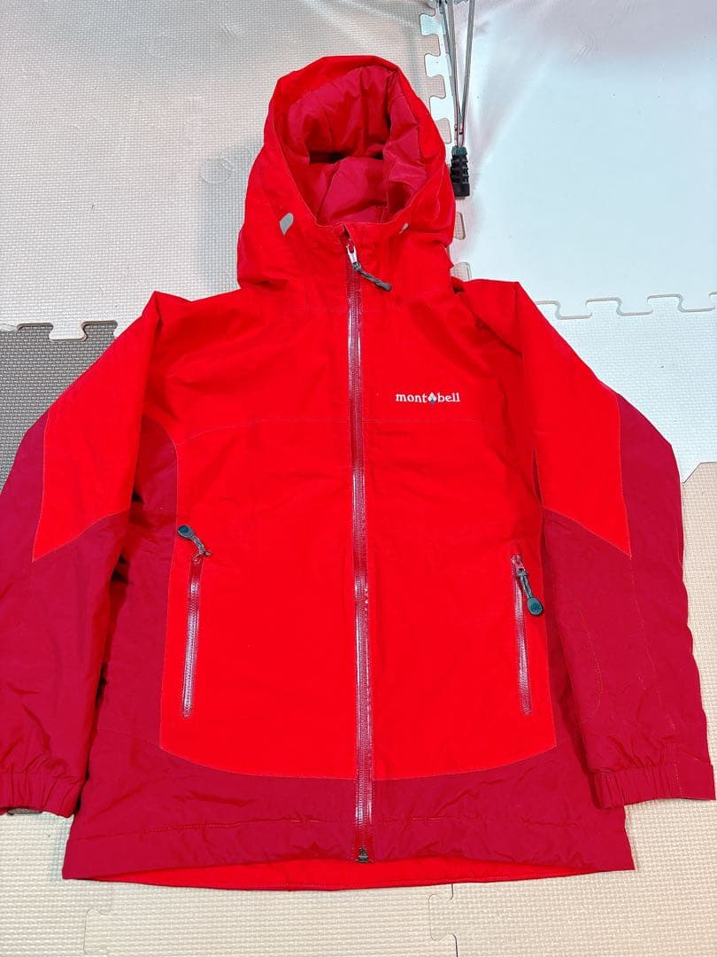 [timesale]montbell キッズ スキーウェア 上下セット 140