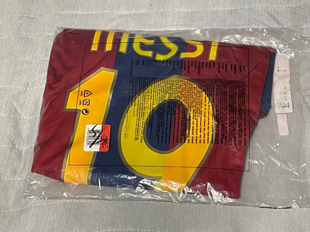 【正規品】メッシ　バルセロナ 07/08 ホームレプリカ長袖