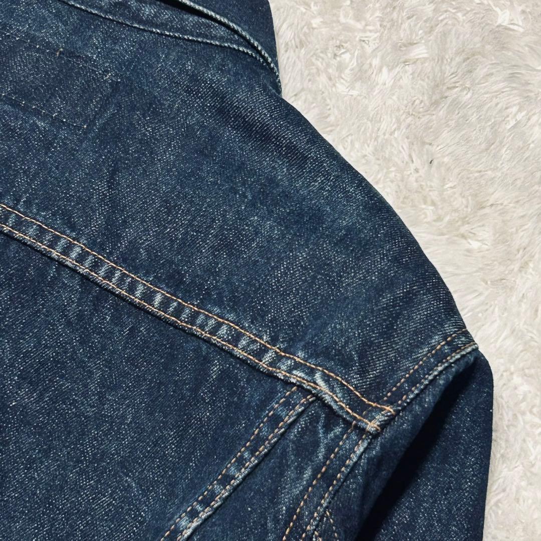 希少 90s リーバイス W7505 デニムジャケット Gジャン 濃紺 日本製