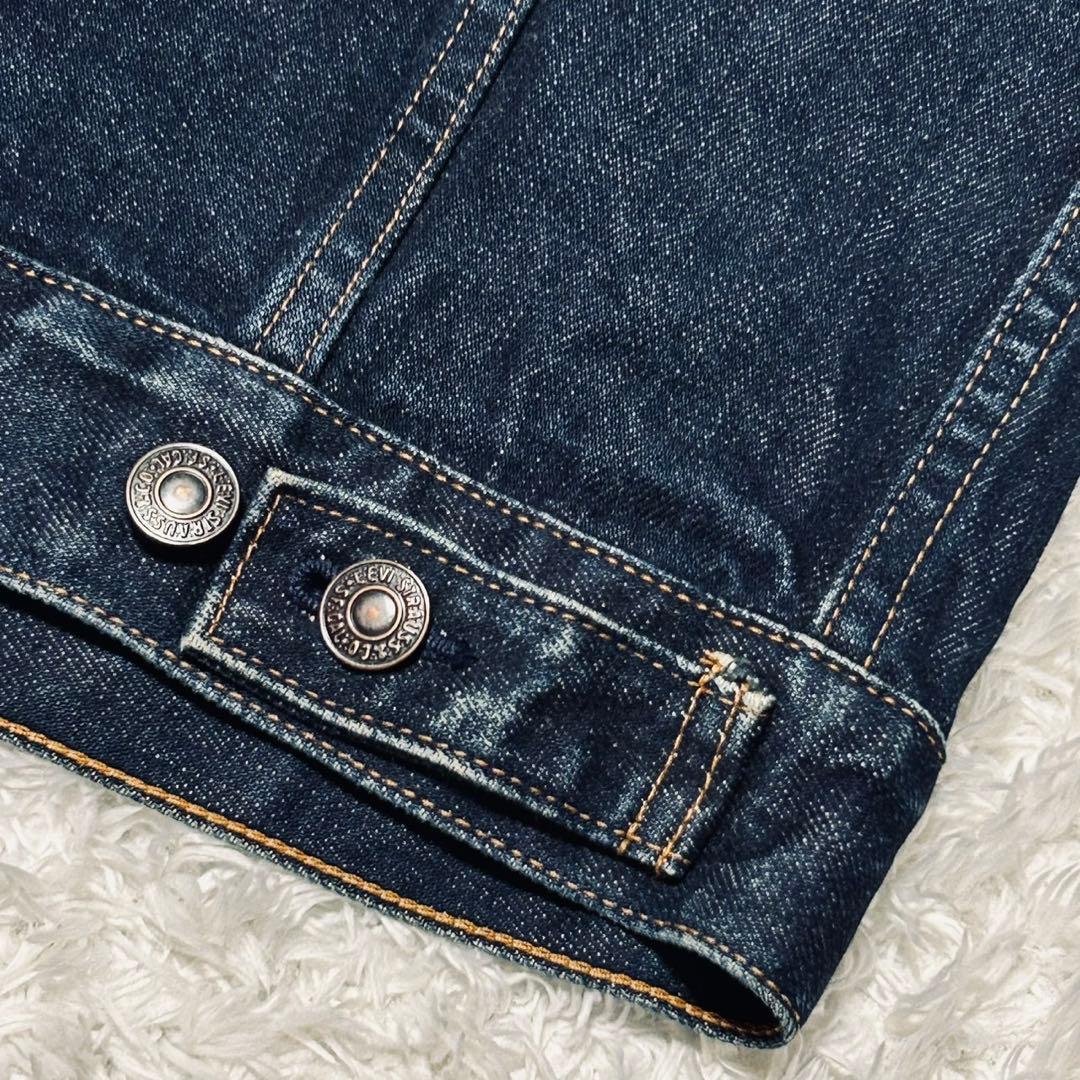希少 90s リーバイス W7505 デニムジャケット Gジャン 濃紺 日本製