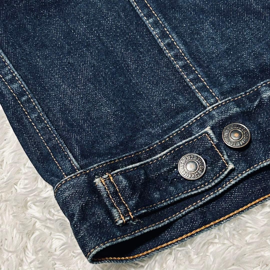 希少 90s リーバイス W7505 デニムジャケット Gジャン 濃紺 日本製