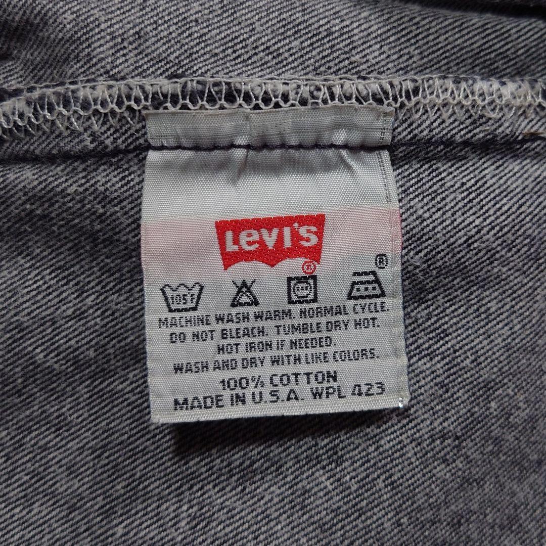 90s Levi's 先染めブラック 501 USA製 W38 ヴィンテージ