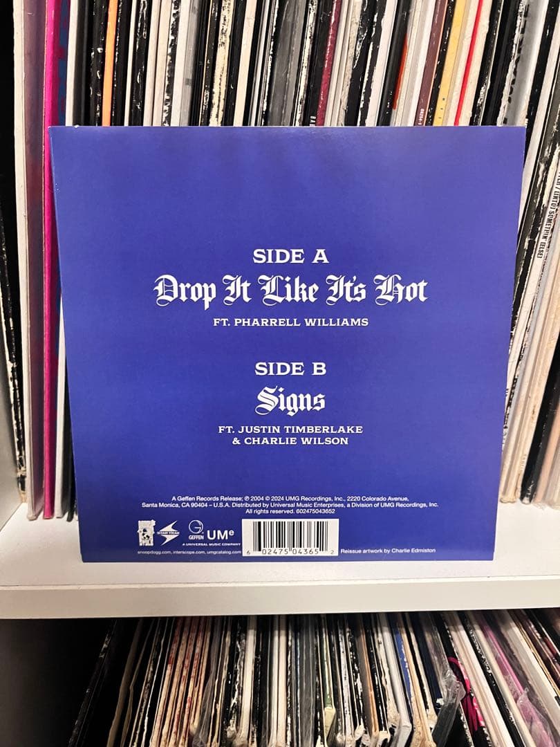 洋楽 SNOOP DOGG / DROP IT LIKE IT'S HOT 7\"