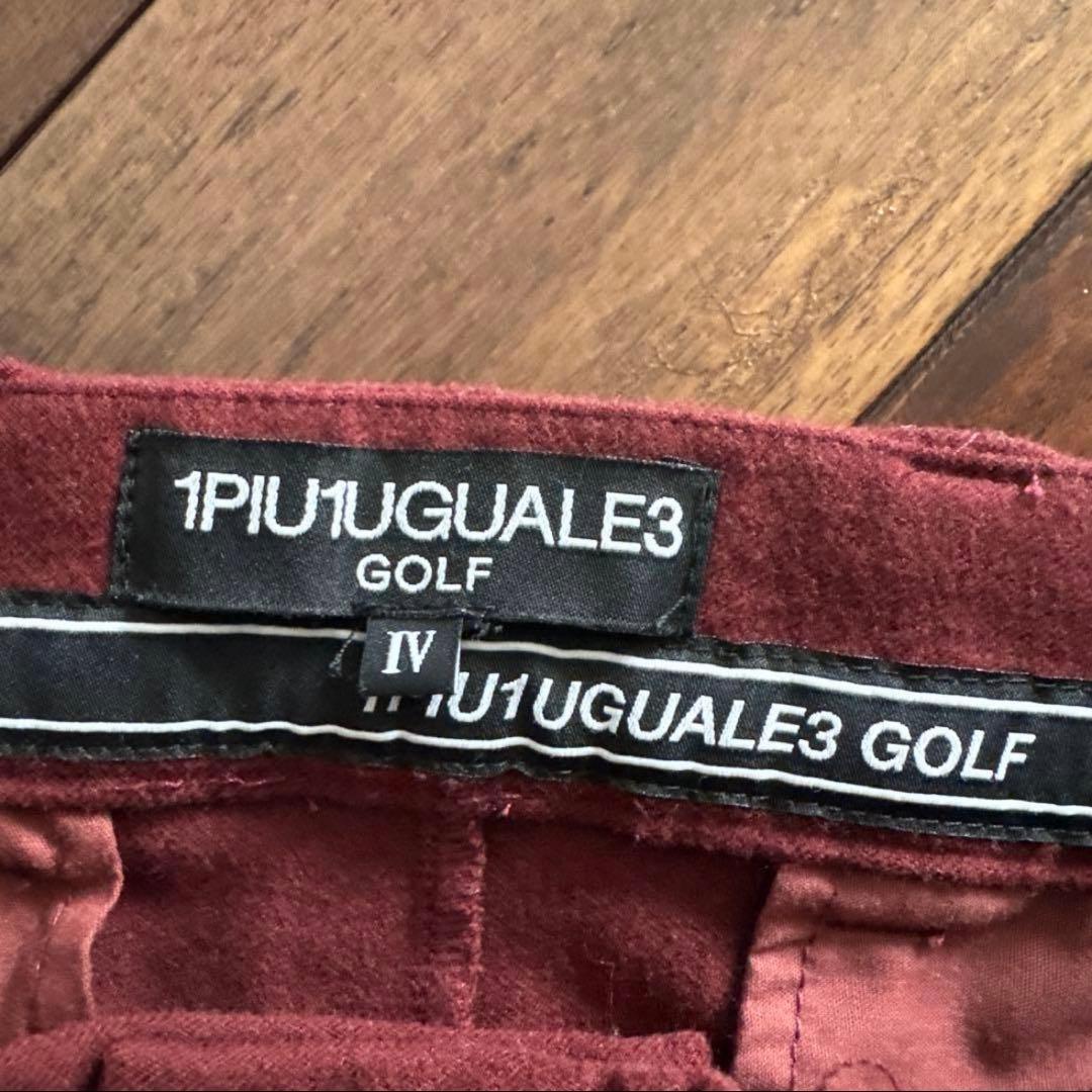 1PIU1UGUALE3 GOLF スラックス　パンツ　IV M
