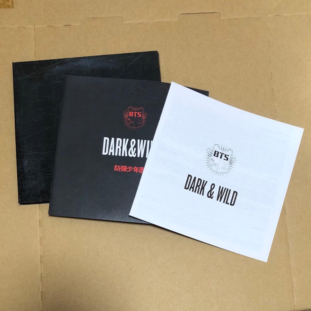 BTS DARK&WILD 台湾盤 CD DVD