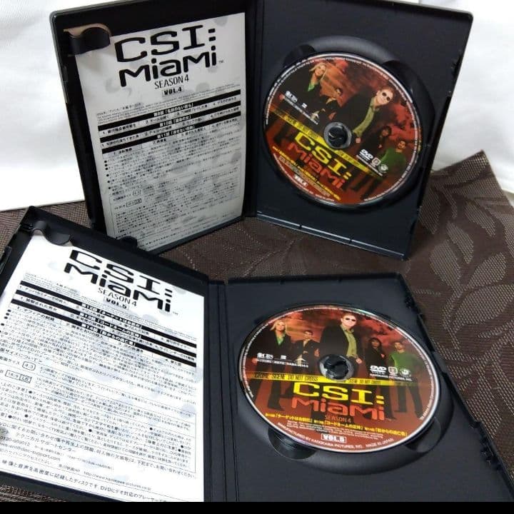 DVD「CSI:マイアミ シーズン4 コンプリートDVD-BOX-1〈5枚組〉」