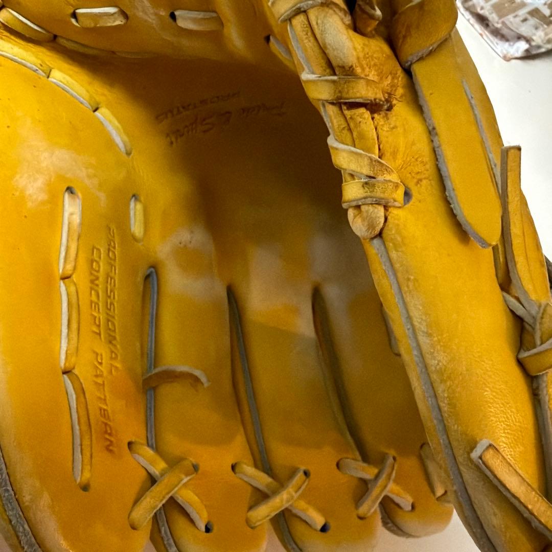 ZETT PROSTATUS 軟式グローブ イエロー　プロステータス