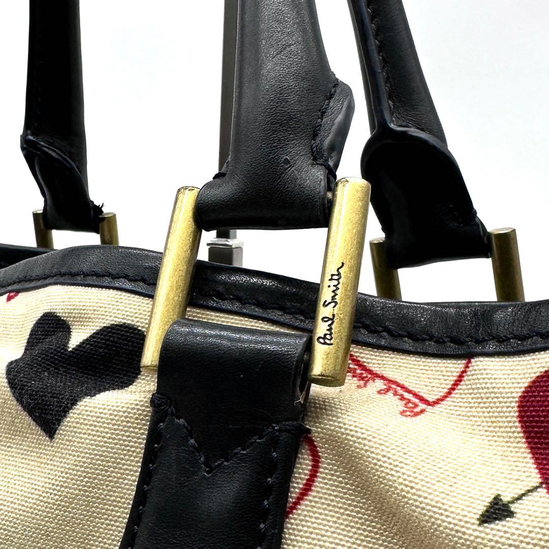 PaulSmith MEN ONLY トートバッグ ハート LOVE 総柄