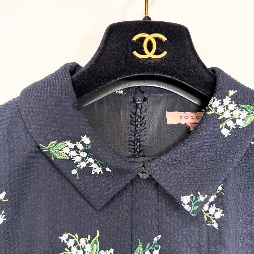 【極美品✨】トッカ　ワンピース　リリーオブザバレー　2023年　0 花柄