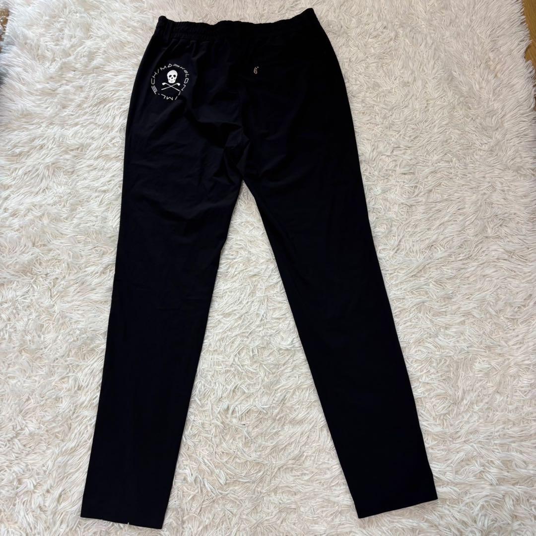 最新 マークアンドロナ パンツ 黒 コラボ ストレッチ