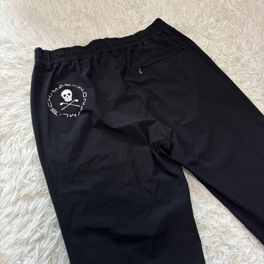 最新 マークアンドロナ パンツ 黒 コラボ ストレッチ