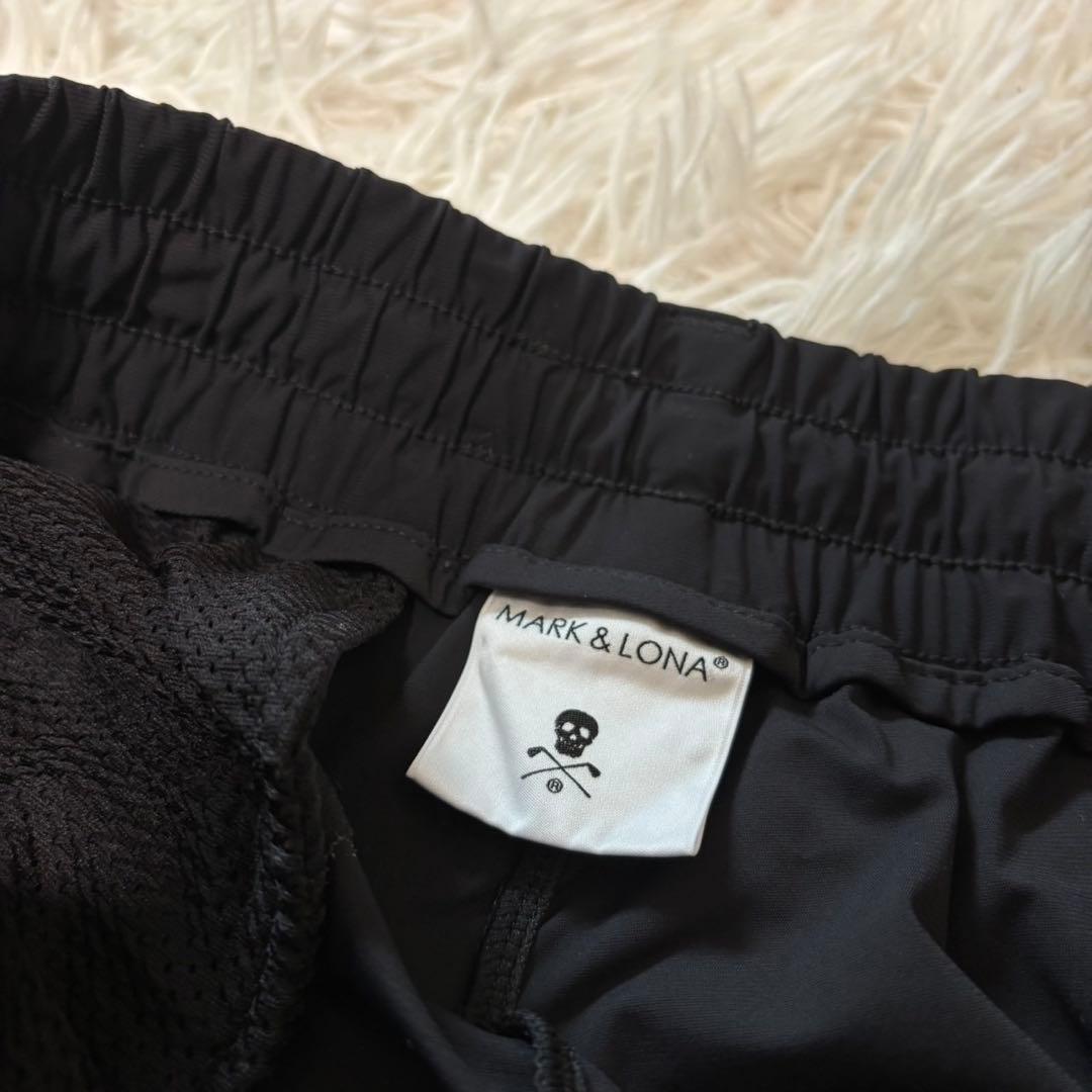 最新 マークアンドロナ パンツ 黒 コラボ ストレッチ