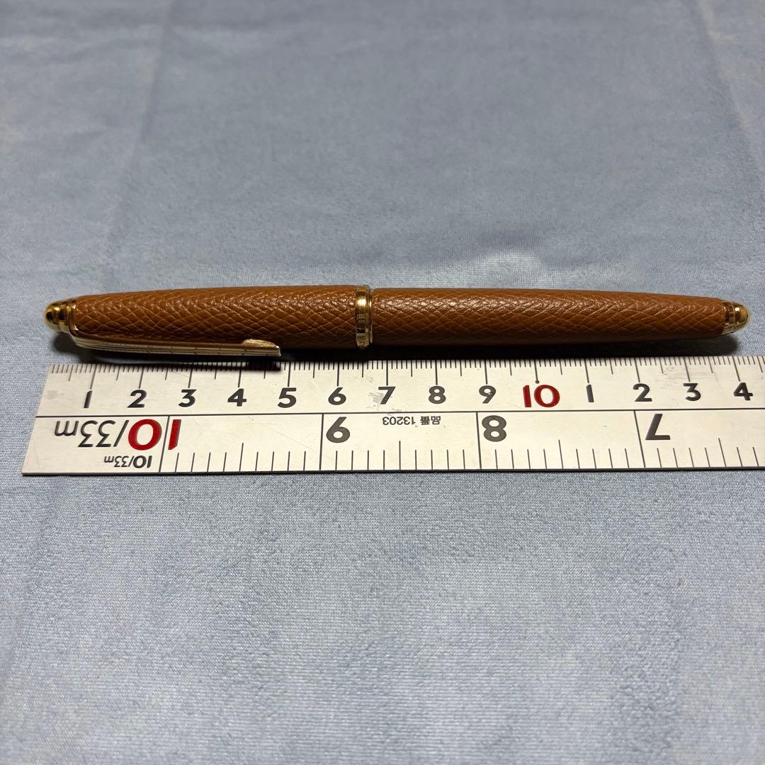 須*】様 中屋万年筆　万年筆　皮巻きモデル　ブラウン