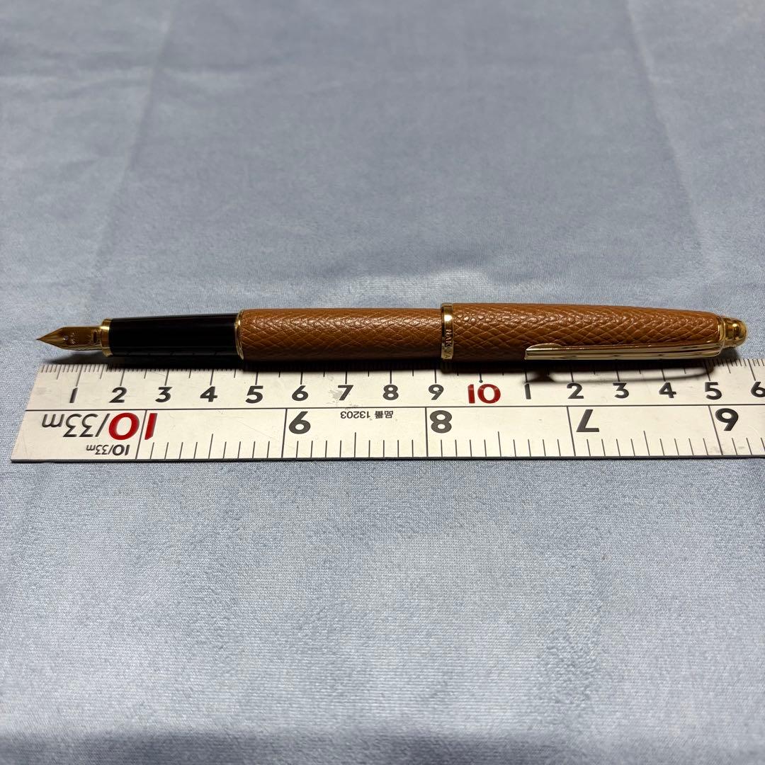 須*】様 中屋万年筆　万年筆　皮巻きモデル　ブラウン