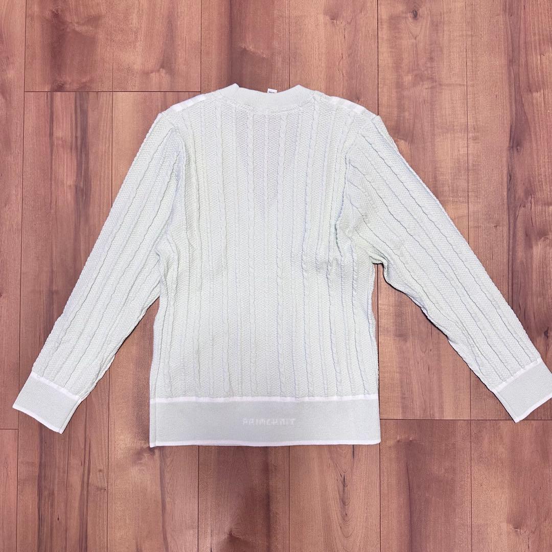 サマーニット　3点セット　セットアップ　春夏　プリーツスカート　カーディガン　S