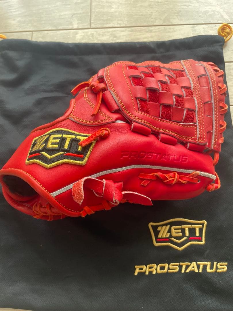 【ほぼ新品・未使用】ZETT グローブ　硬式用