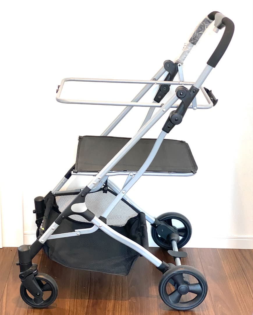 o*i様 EcoCa エコカ ショッピングカート 本体 折り畳み式 ブラック