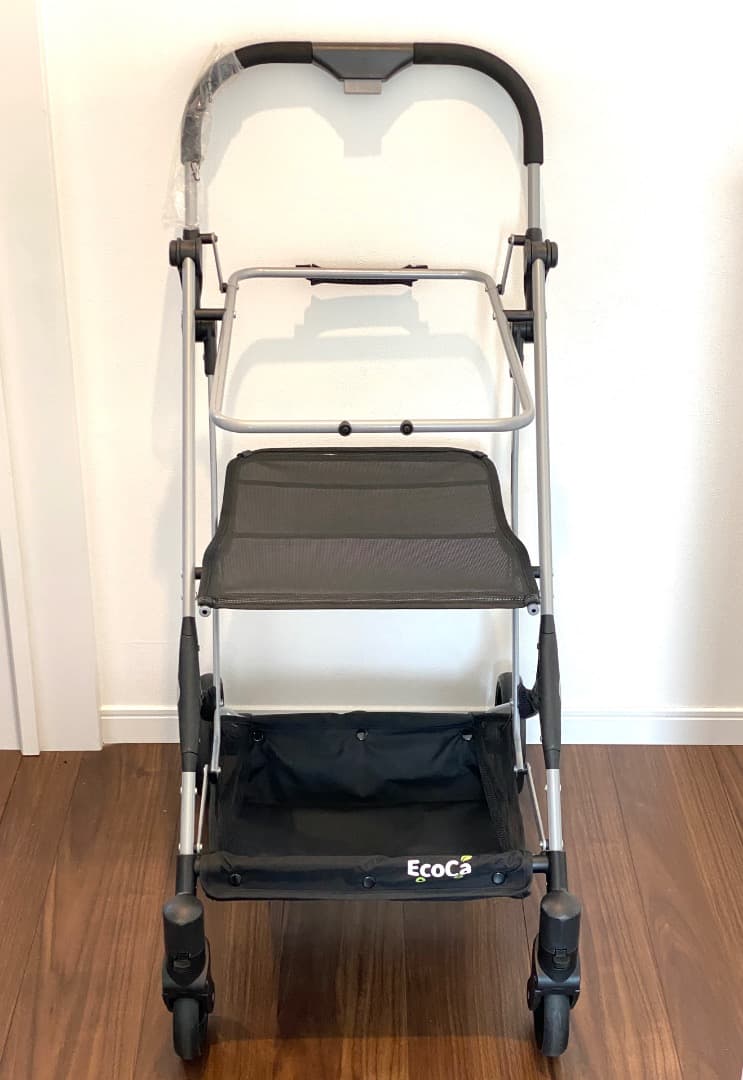 o*i様 EcoCa エコカ ショッピングカート 本体 折り畳み式 ブラック