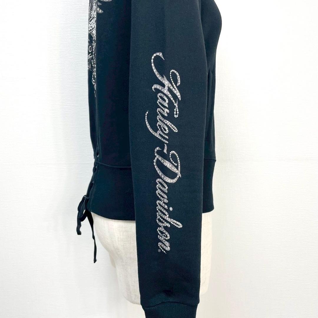 y2k❤️ 激レア Harley-Davidson ロゴ ジップアップパーカー