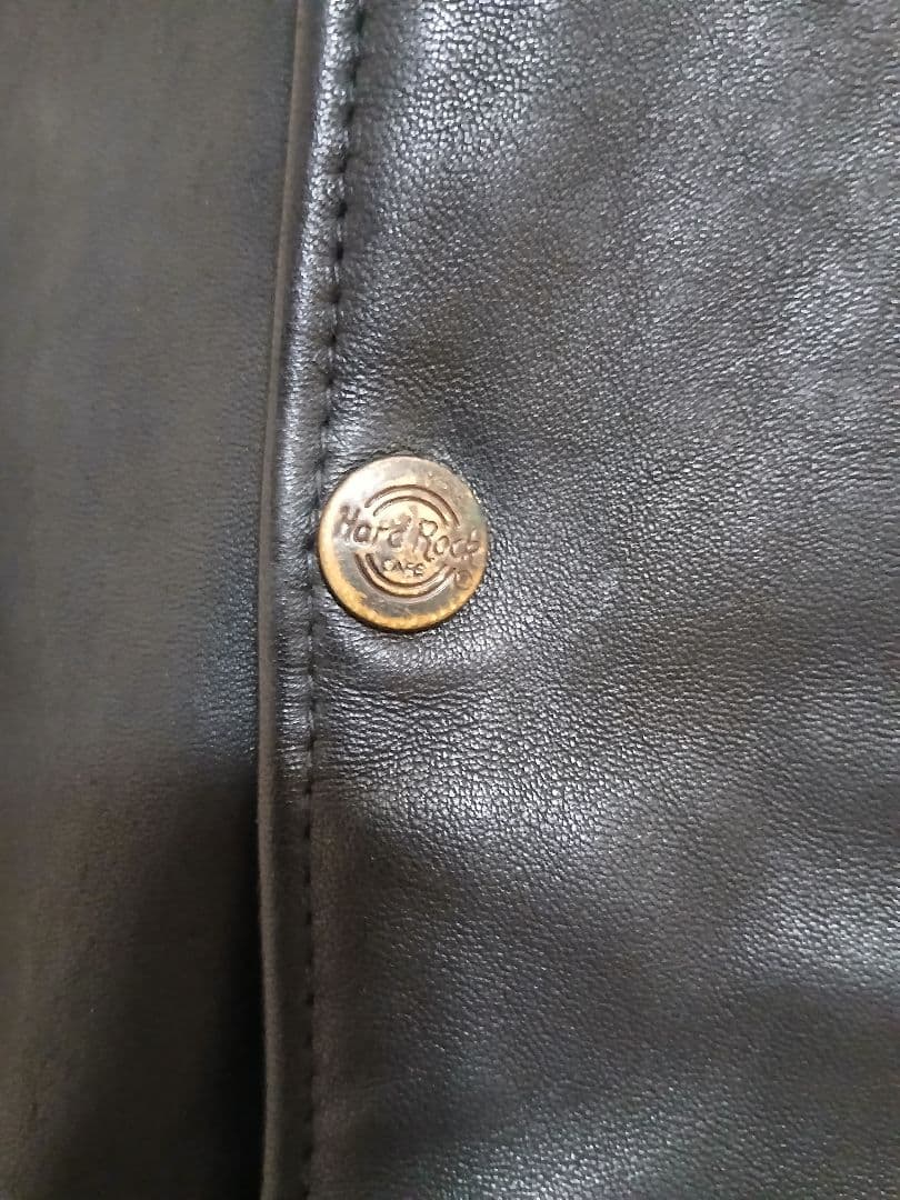 90's Hard Rock Cafe ジャカルタ ブラックレザージャケット