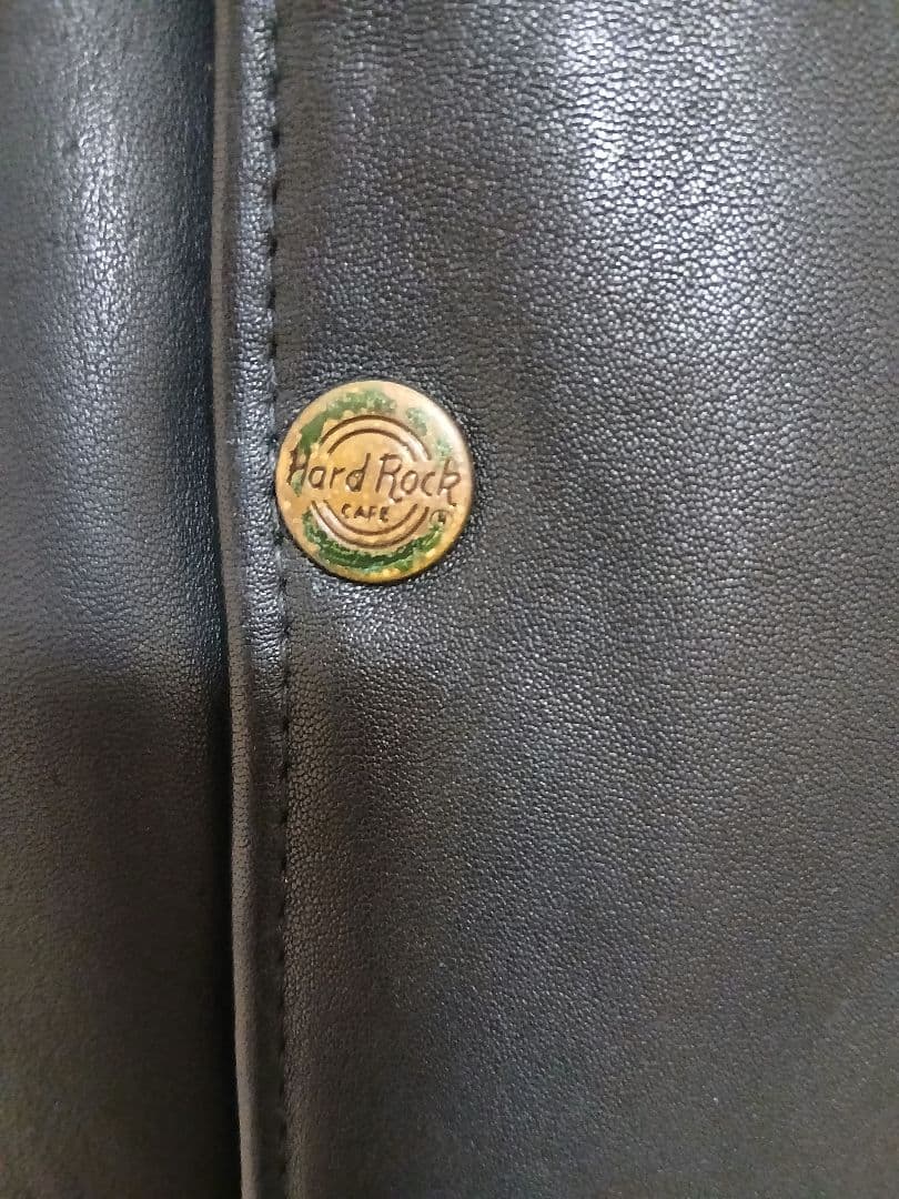 90's Hard Rock Cafe ジャカルタ ブラックレザージャケット