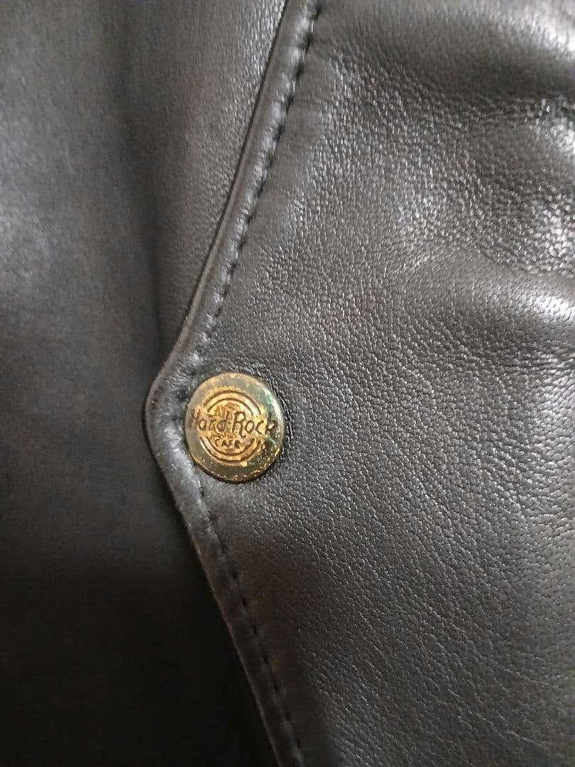 90's Hard Rock Cafe ジャカルタ ブラックレザージャケット
