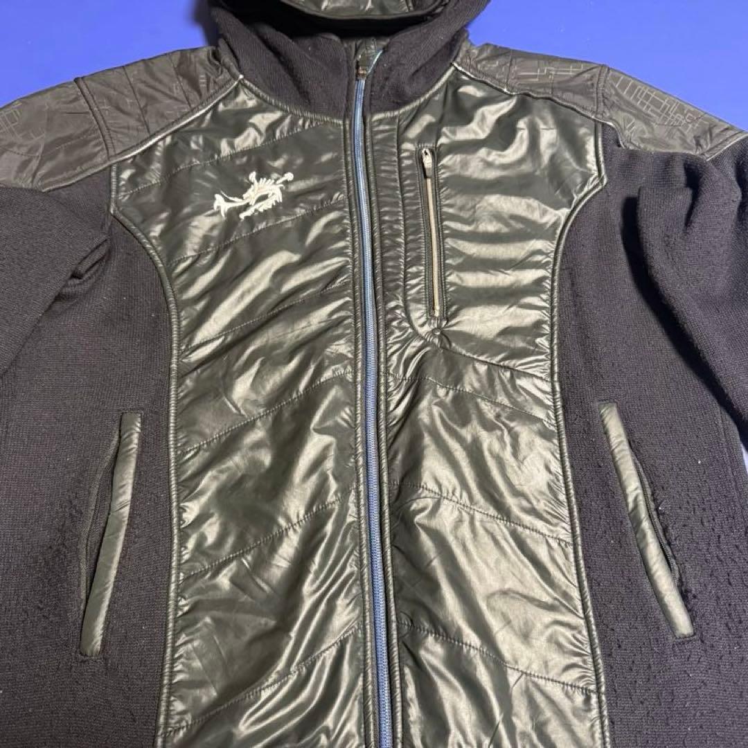 Rawlingsローリングス アウタージャケット黒フード付O(XL)