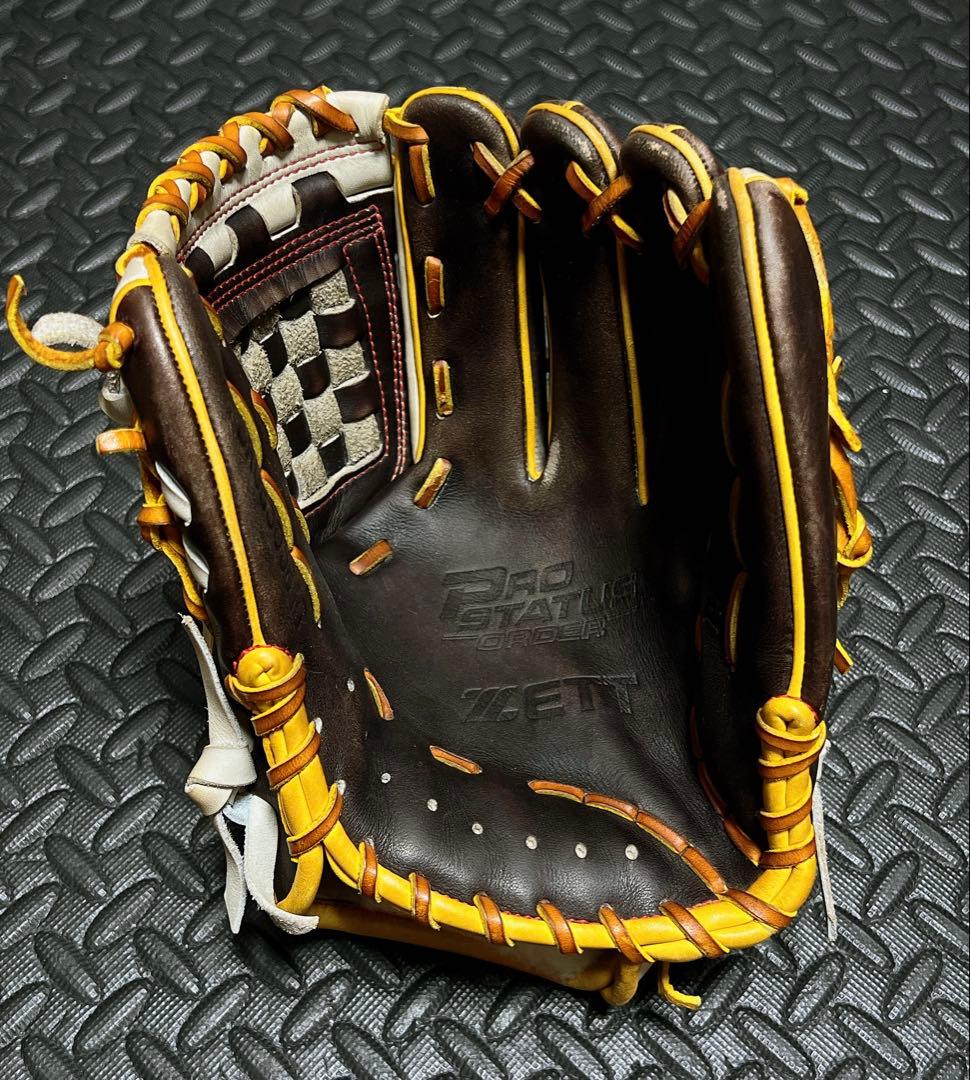 ZETT オーダー プロステイタス 軟式 内野手用 グローブ 源田壮亮
