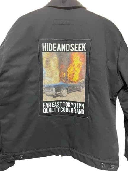【dn0830nfdr】HIDE AND SEEK Jacket BLK