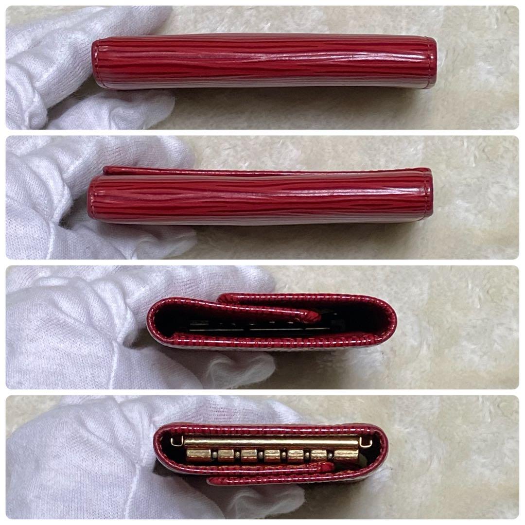 極美品✨ルイヴィトンキーケースミュルティクレ6エピレザー赤レッドゴールド金具LV